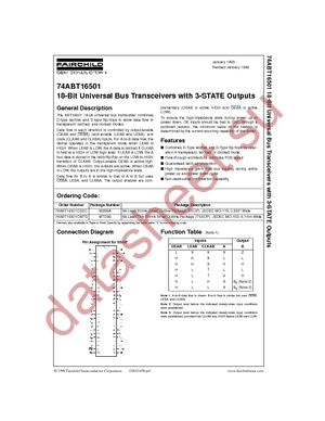 74ABT16501CSSC datasheet  